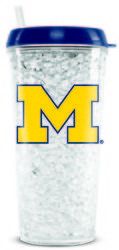 Michigan Wolverines Crystal Freezer Tumbler Special Order