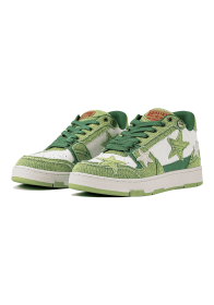 KAALIXTO-Retro Star Sneakers - Avocado - Unisex (Option: 35yards)